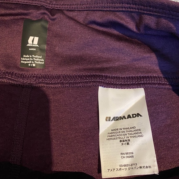 Cozy Purple Base Layer Pants - Picture 4 of 11